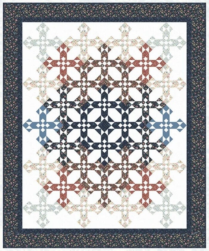 Maywood Studio Lovely Bunch Fabric Collection Celestial Collision Quilt Kit Finished Size: 62"x75" Premium 100% Cotton Fabrics