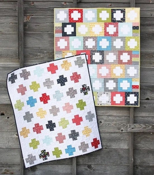 Cluck Cluck Sew Inside Out Quilt Pattern (4 Size Variations Per Pattern)