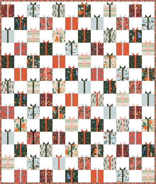 Lella Boutique Gift Swap Quilt Pattern Finished Size: 54.5"x63.25"