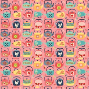 Poppie Cotton Clover Quilt Kit Featuring Poppie Cotton Country Confetti Fabrics Finished Size 59"x59" Premium 100% Cotton Fabrics