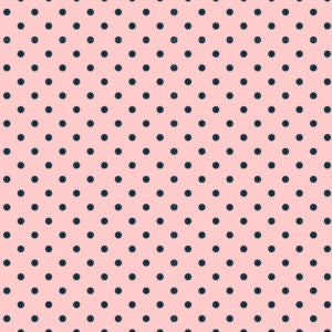 Poppie Cotton Sunshine & Chamomile Fabric Collection Dots on Pink Premium 100% Cotton Quilt Shop Quality Fabrics