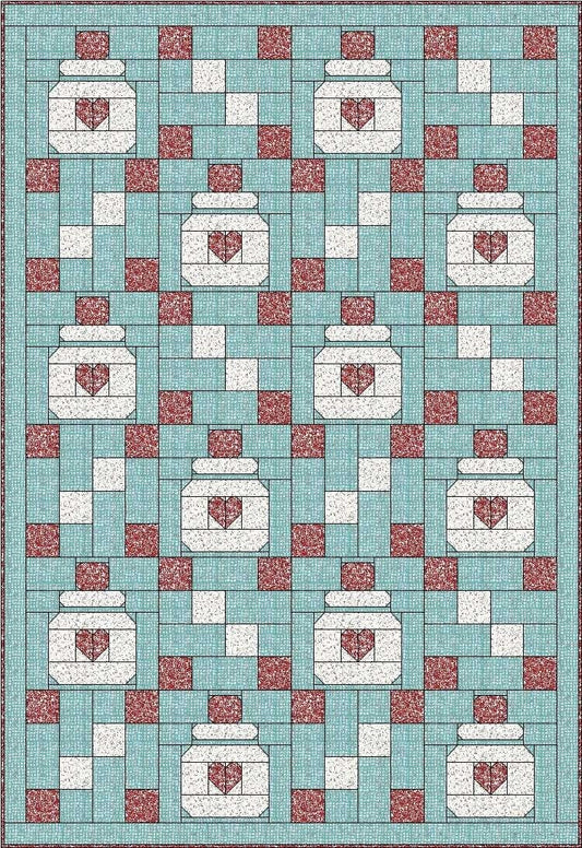 Laugh Yourself Into Stitches Love Potion No 9 Quilt Pattern Finished Size: 52"x76"