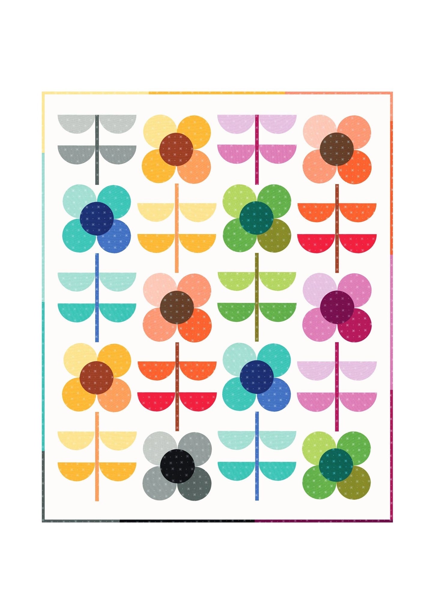 Bound Co Utopia Quilt Pattern Finished Size: 50"x61.5"