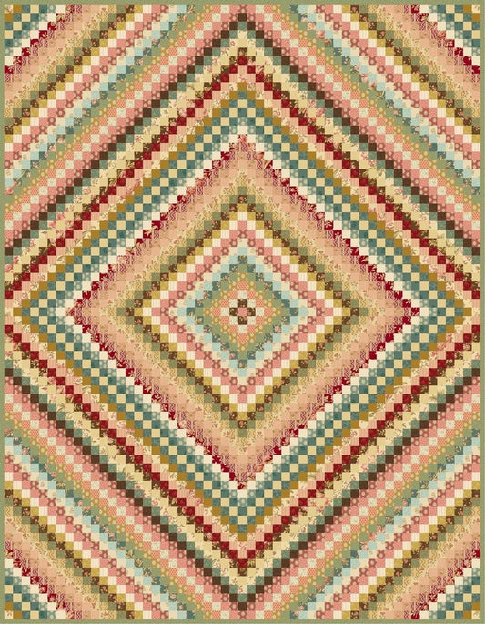 Laundry Basket Quilts Wildflower Quilt Pattern Finished Size: 55.5"x71.5"