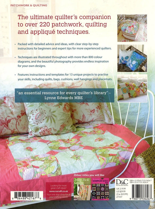 David & Charles Quilt Patterns The Quilter's Bible (Over 100 Quilters Block Patterns Per Book)