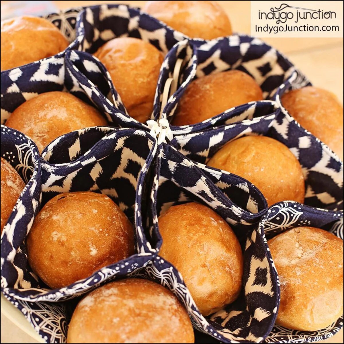 Indygo Junction Bakery Baskets Pattern - 2 Size Variations Per Pattern