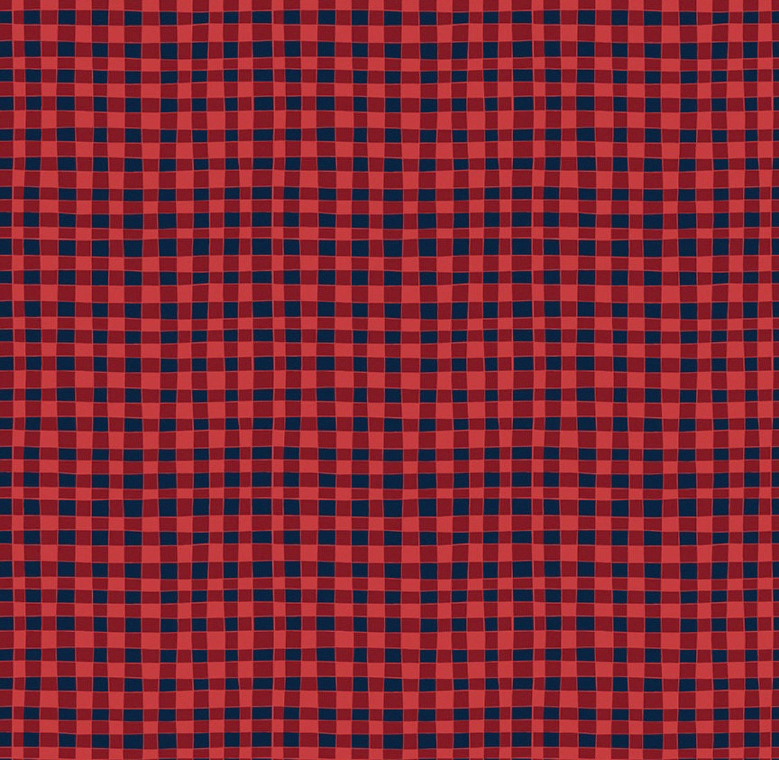 Riley Blake Love You S'more Fabric Collection Gingham on Red Premium 100% Cotton Quilt Shop Quality Fabrics