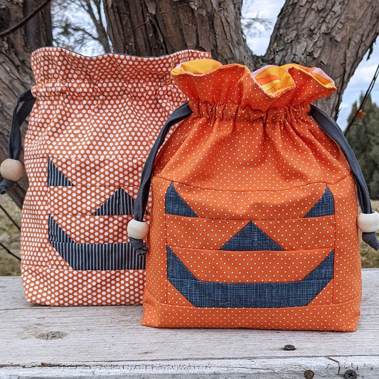 Sewn Wyoming Sack O'Lantern Pattern Finished Size: 9'x10"x2"