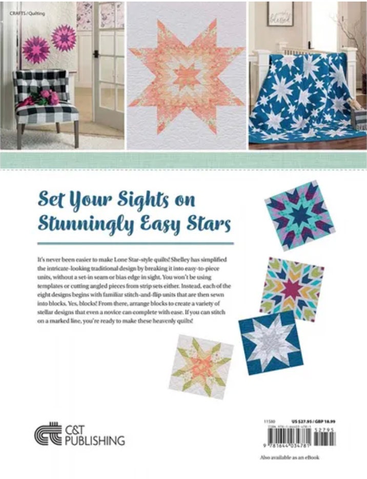 Shelley Cavanna's Spectacular Stars Simplified Quilt Book (8 Projects Per Book)