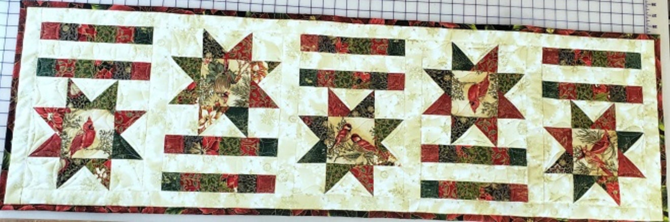 Hopscotch Runner Pattern by Doug Leko Antler Quilt Design Pattern (Finished Size 17"x54")