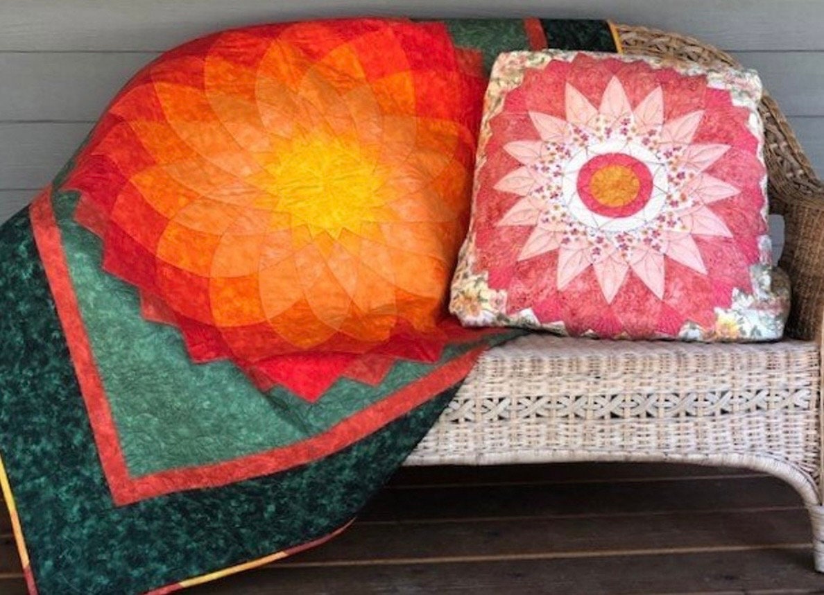 Quiltsmart Dahila Quilt Printed Interfacing Pack & Pattern Pack
