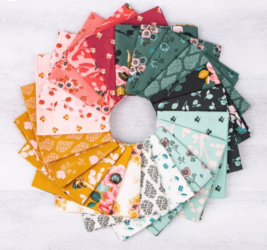 LAST RESTOCK!! Riley Blake Wrap Around Porch Quilt Kit Featuring Ashley Collett Design Porch Swing Fabric Collection Finished Size: 63"x63"