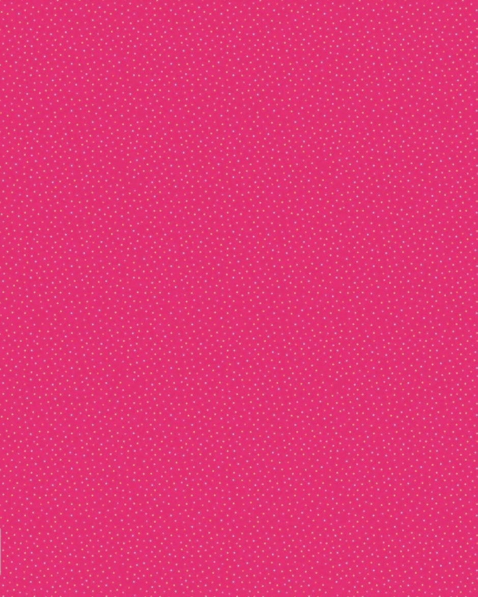 Poppie Cotton Country Confetti Blenders Fabric Collection Barbie Hot Pink Premium 100% Cotton Quilt Shop Quality Fabrics