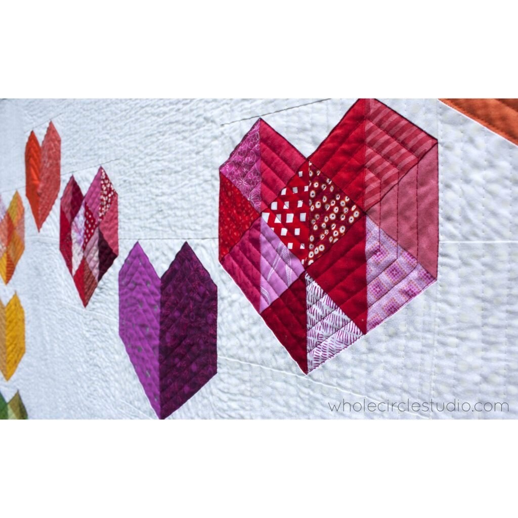 Whole Circle Studio Love At First Sight Quilt Pattern - 3 Size Variations Per Pattern