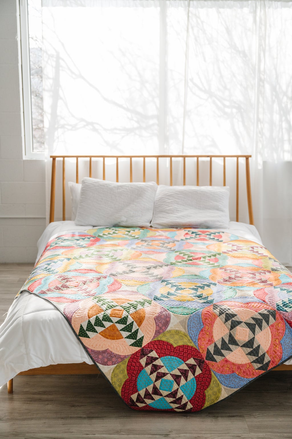 Sew Kind of Wonderful Crisscross Applesauce Quilt Pattern Finished Size: 70"x87"
