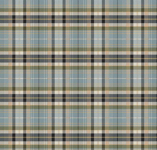 Riley Blake John Wayne Designs Fabric Collection Plaid on Storm Premium 100% Cotton Quilt Shop Quality Fabrics