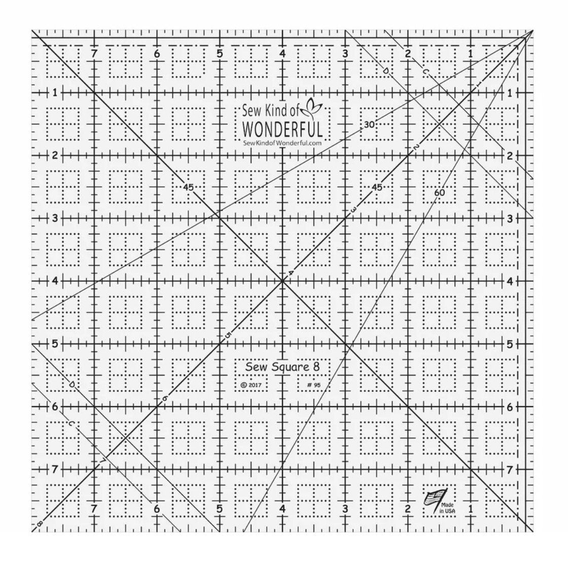 Sew Kind of Wonderful Compass Quilt Pattern Finished Size: 59”x59”