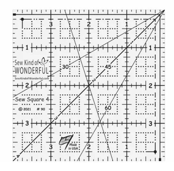 Sew Kind of Wonderful Crisscross Applesauce Quilt Pattern Finished Size: 70"x87"