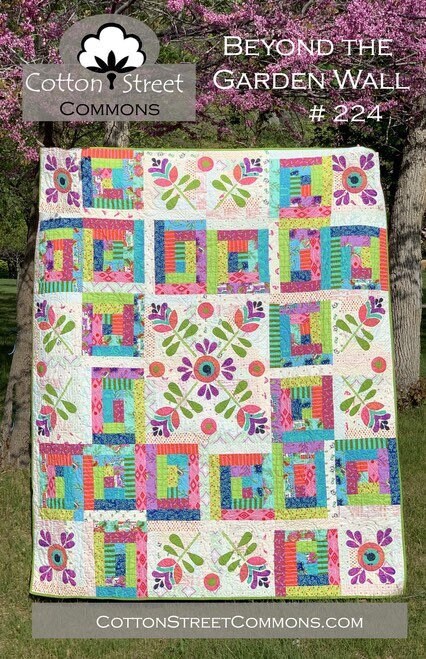 Cotton Street Commons Beyond The Garden Wall Quilt Pattern Finished Size: 72”x84”