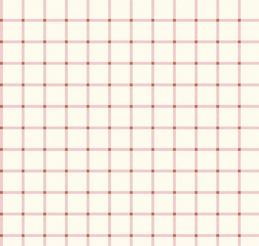 Riley Blake Sweetbriar Fabric Collection Plaid on Cream Premium 100% Cotton Quilt Shop Quality Fabrics