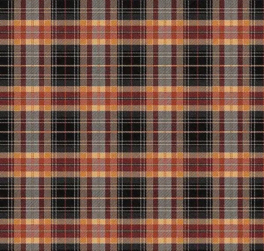 Riley Blake John Wayne Designs Fabric Collection Plaid on Charcoal Premium 100% Cotton Quilt Shop Quality Fabrics