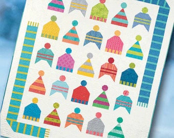 Atkinson Designs Hat Hat Hooray Quilt Pattern (4 Size Variations Per Pattern)