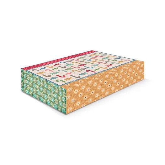 Riley Blake Christmas Candy Runner Kit Featuring Lori Holt Home Town Holiday Fabric Collection