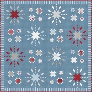 Lella Boutique Grand Finale Quilt Pattern Finished Size: 78.5"x78.5"