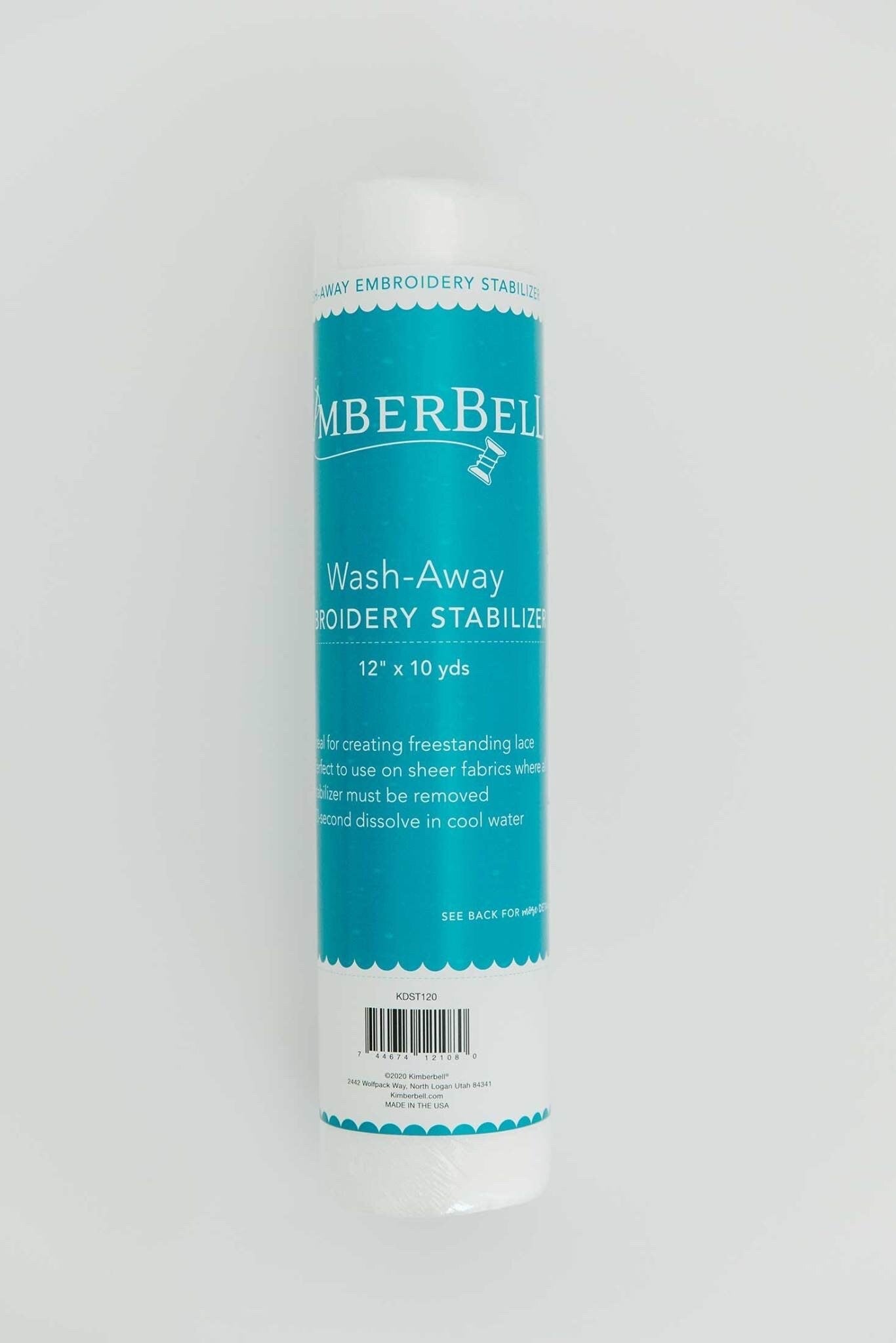 Kimberbell Silky Soft Fusible Backing Sewing and Embroidery 12"x5 yds