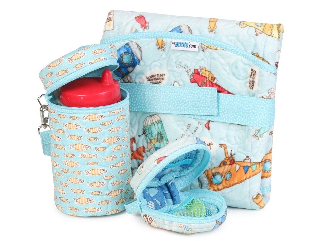 ByAnnie Baby Travel Accessories Pattern (3 Projects Per Pattern) (14 Colors of 18"x54" Mesh Packs Sold Separately)