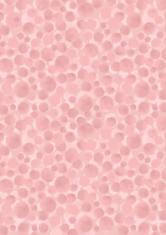 LAST BOLT! Lewis & Irene Bumbleberries Blenders Plaster Pink BB249 Premium 100% Cotton Quilt Shop Quality Fabrics