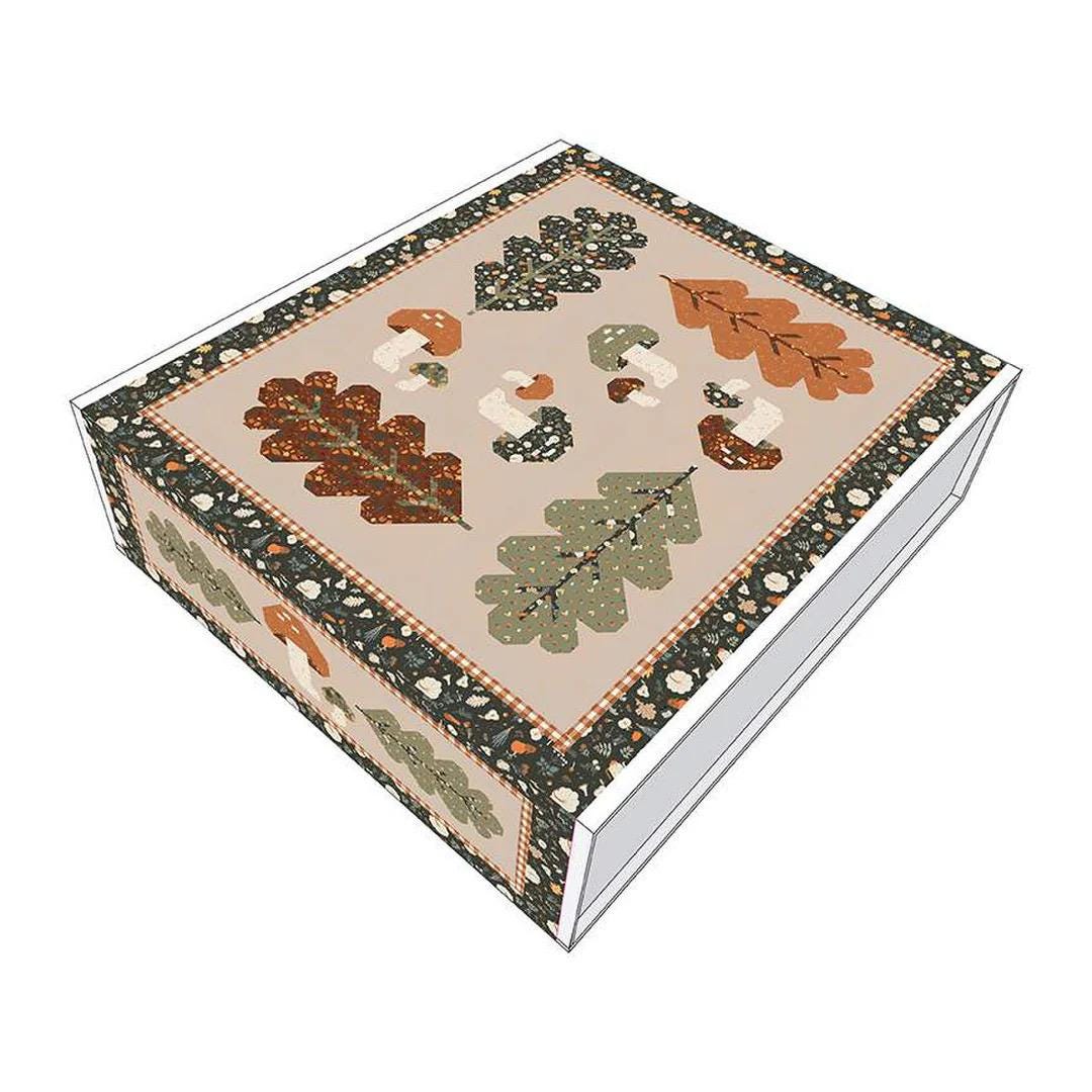 Riley Blake Forest Fungi Quilt Kit Featuring Simple Simon & Co Pumpkin Spice Fabric Collection SHIP JSEPT 2024