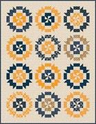 Riley Blake Peppermint Bark Quilt Kit Featuring Cheddar at Twilight Fabric Collection