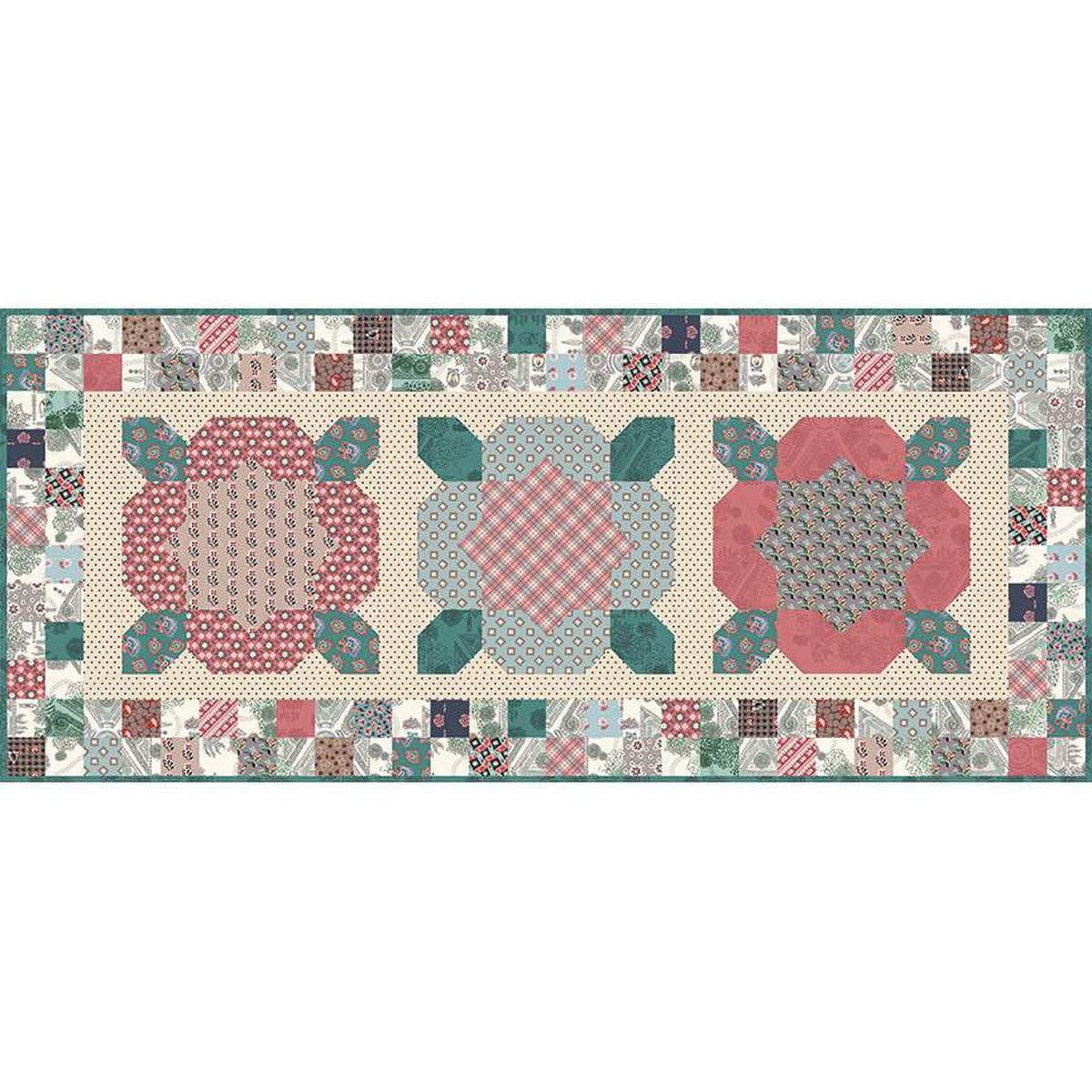 PREORDER Riley Blake Flora from Mansfield Park Runner Boxed Kit Featuring Mansfield Park Fabric Collection SHIPS SEPT 2024