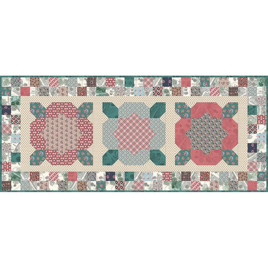 PREORDER Riley Blake Flora from Mansfield Park Runner Boxed Kit Featuring Mansfield Park Fabric Collection SHIPS SEPT 2024