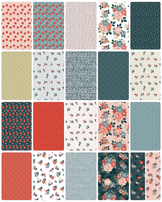 Riley Blake Wholehearted Quilt Kit Featuring Vintage Charm Fabric Collection