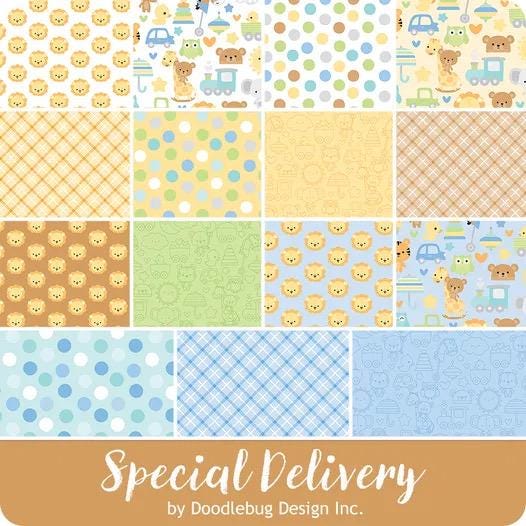 PREORDER Riley Blake Special Delivery Panel Quilt Kit Featuring Special Delivery Fabric Collection SHIPS OCT 2024