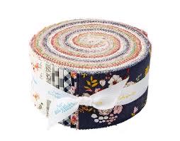 Riley Blake Bloomberry Fabric Collection 2.5" Rolie Poile
