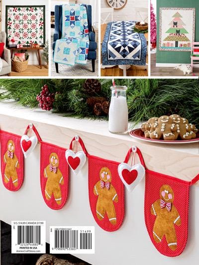 Annie's Quilting A Very Merry Quilted Christmas Pattern Book - Make It a Joyful Season With 11 Festive Creative Projects (Softcover) A141536