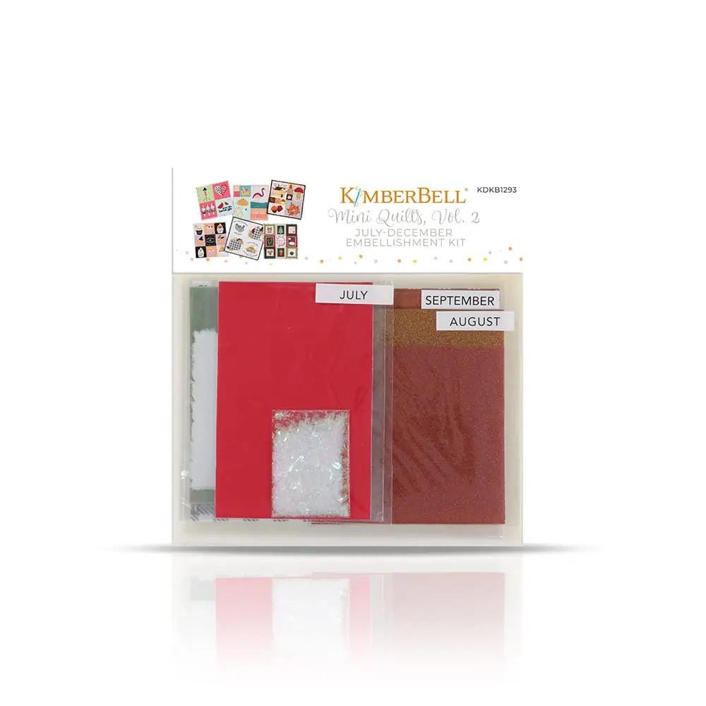 Kimberbell Mini Quilts Vol. 2 July - December (Machine Embroidery CD & Embellishment Kits Available)