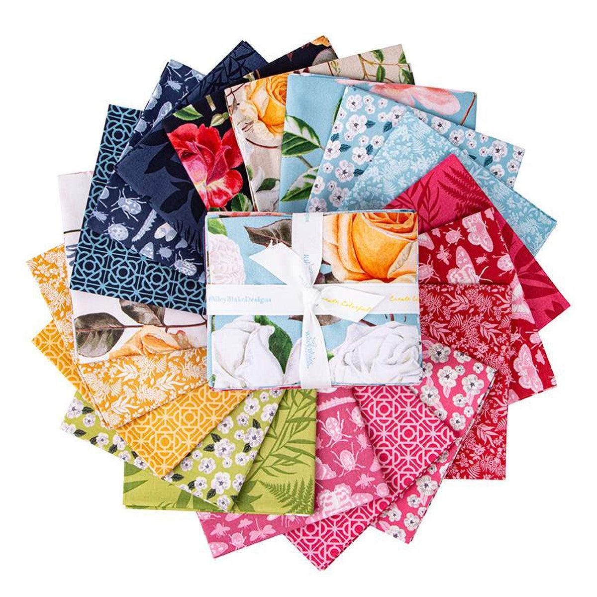 Riley Blake Floral Gardens Fabric Collection 19 Fat Quarter Bundle