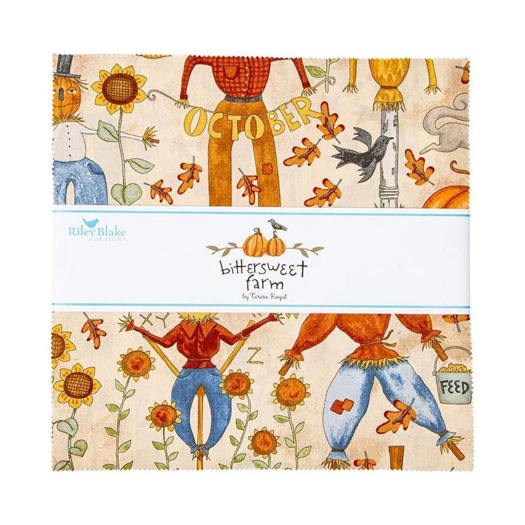 Riley Blake Bittersweet Farm Fabric Collection 10" Stacker (42 Pieces Per Bundle)