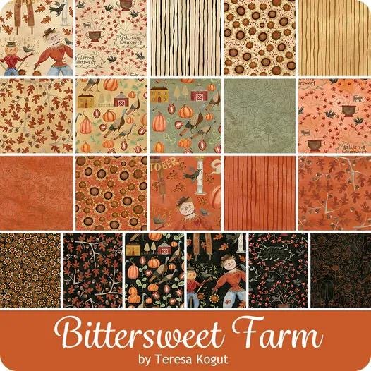 Riley Blake Bittersweet Farm Fabric Collection 10" Stacker (42 Pieces Per Bundle)