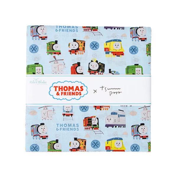 Riley Blake Thomas & Friends Sodor Railway Fabric Collection 10" Stacker (42 Pieces Per Bundle)