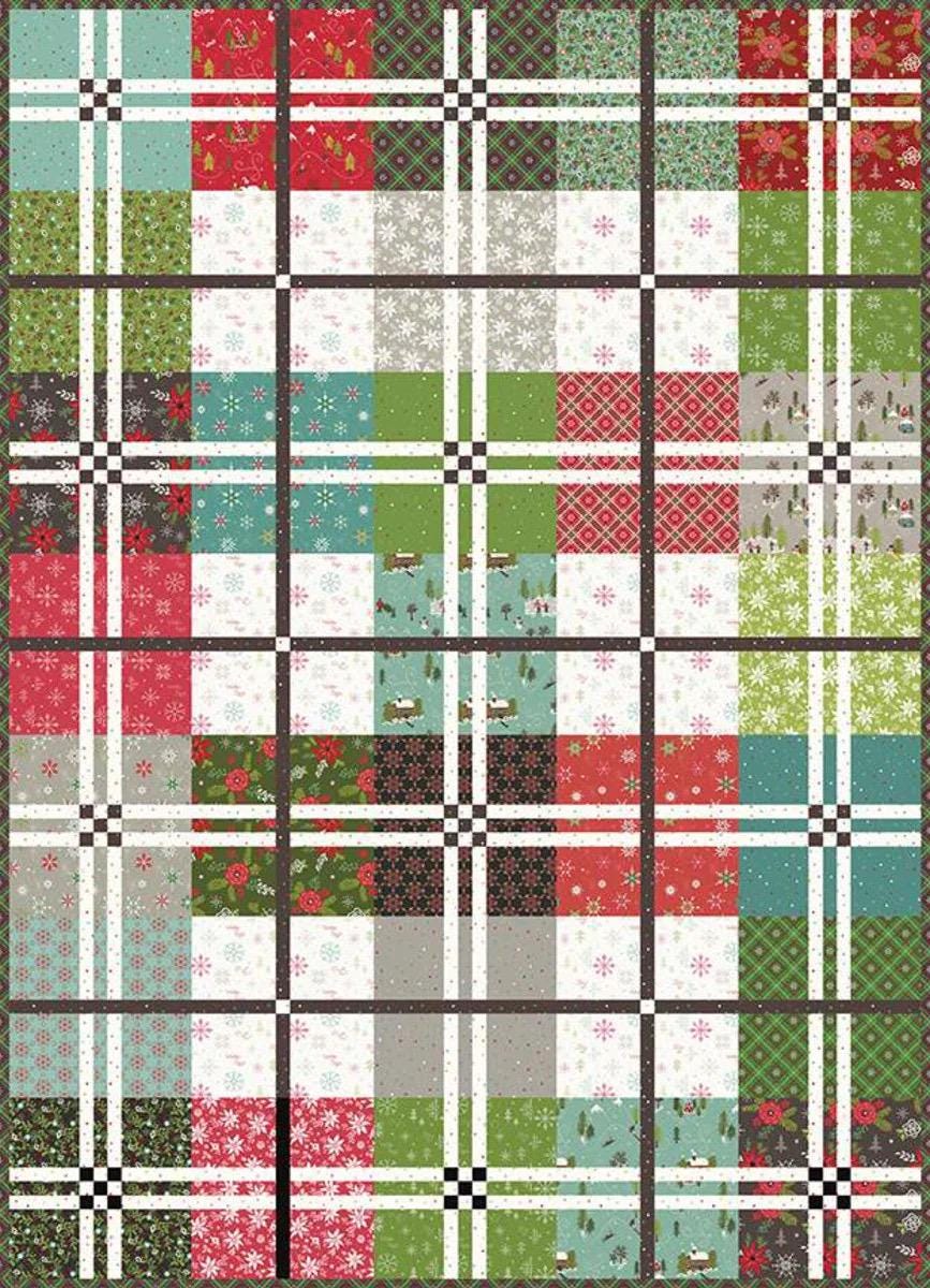 Anka's Treasures Gone Plaid Quilt Pattern - 6 Size Variations Per Pattern
