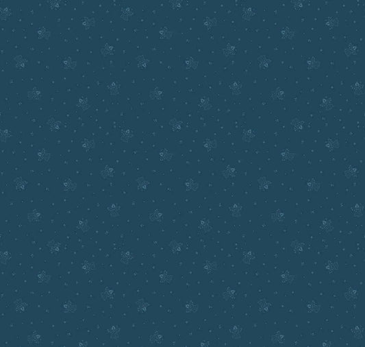 LAST BOLT! Riley Blake Silent Night Fabric Collection Choir of Angels on Navy