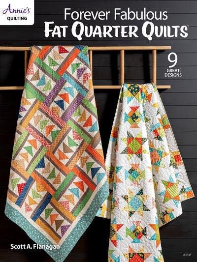 Annie's Quilting Forever Fabulous Fat Quarter Quilts Pattern Book - 9 Great Designs (Softcover) A141531