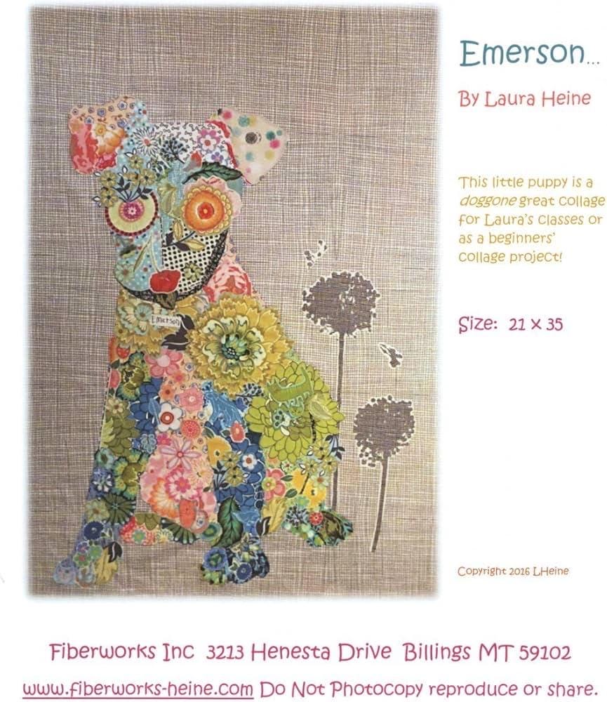 Laura Heine Emerson Wall Quilt Pattern Finished Size: 21"x35"