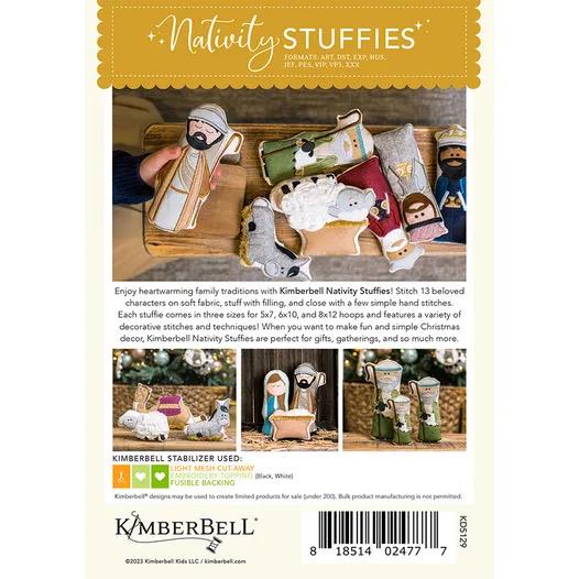Kimberbell Nativity Stuffies Machine Embroidery CD