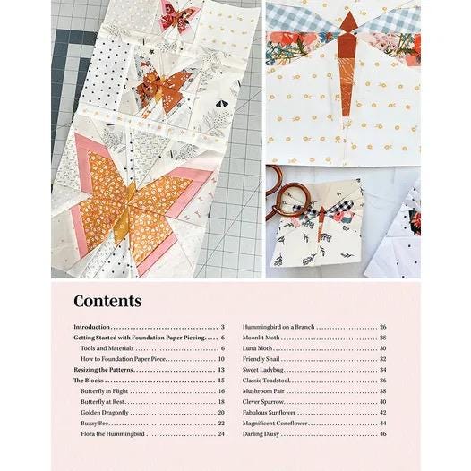 Landauer Publishing Wonderful World of Paper-Pieced Blocks - 30 Nature-Inspired Designs and Beautiful Sampler Projects (Softcover)